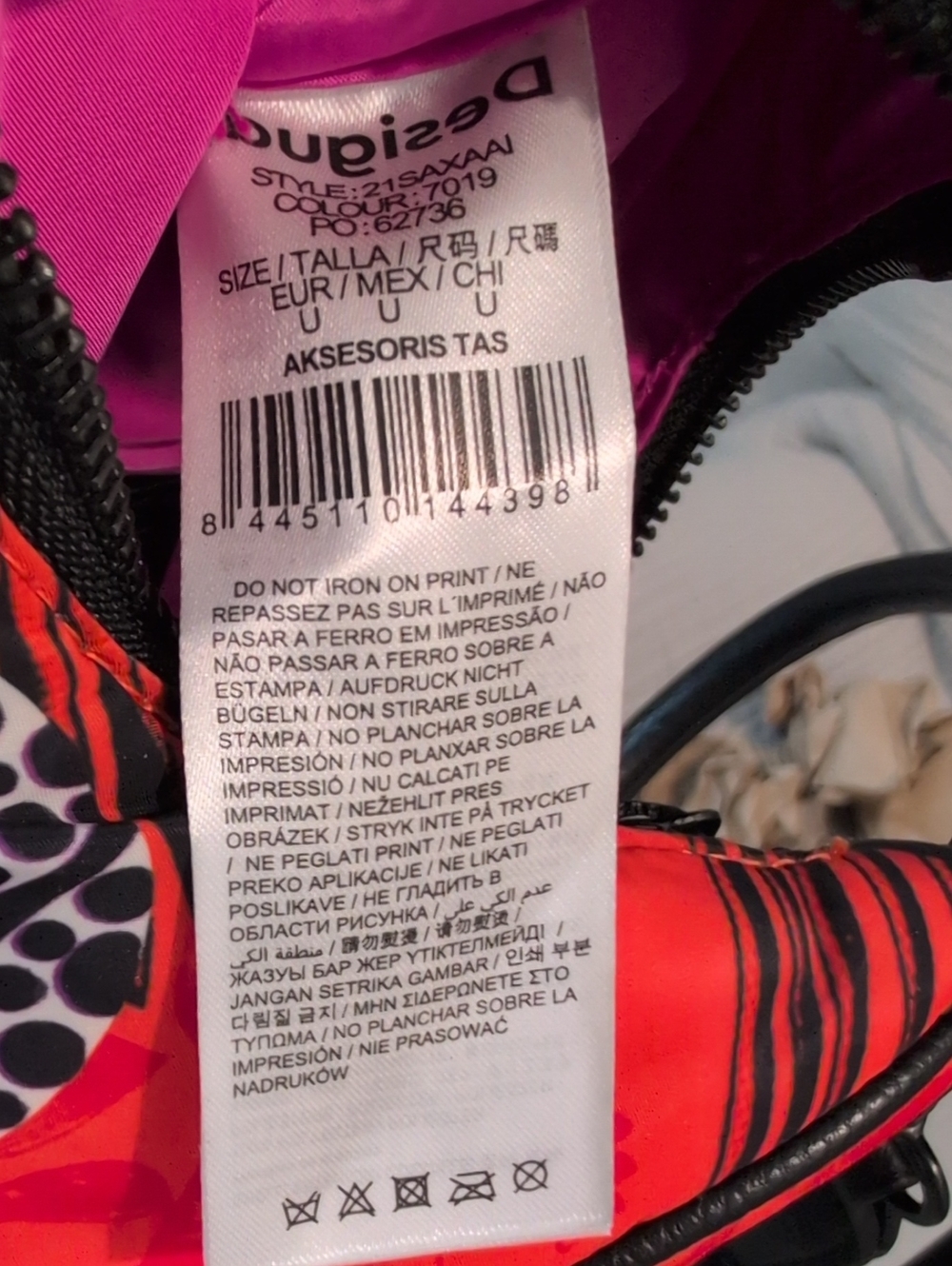 Desigual Floral Padded Bag - Picture 4 of 4